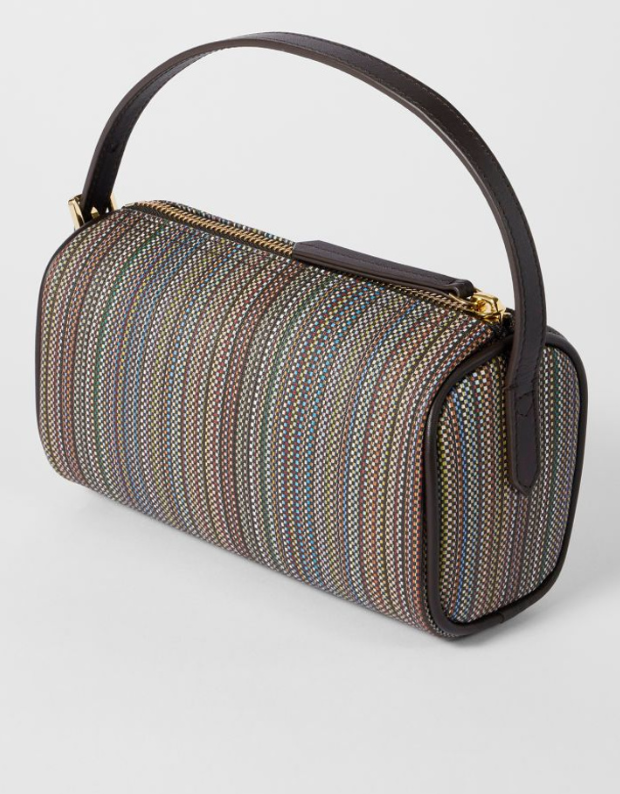 Women's Pochette Signature Stripe