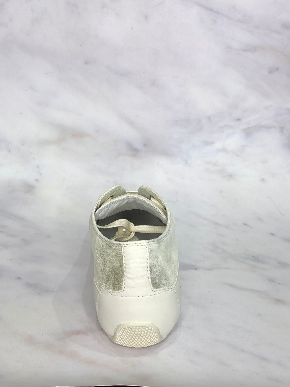 Rock Leather Trainers Gold
