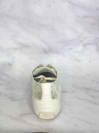 Rock Leather Trainers Gold