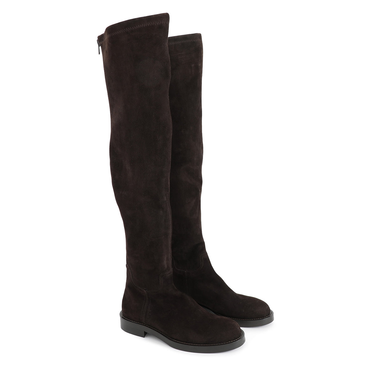 Princeton OTK Stretch Suede Boot Chocolate