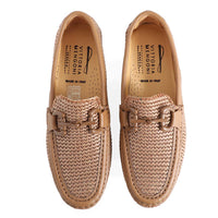 Raffia Loafers Caramel