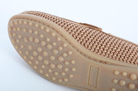 Raffia Loafers Caramel