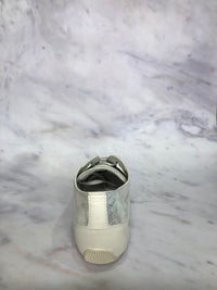 Rock Leather Trainers Silver