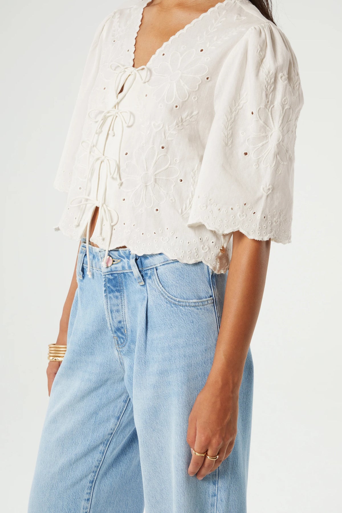Sterre Top Cream White