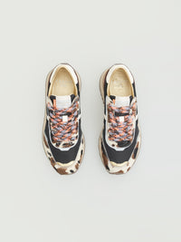 SERAFINI Torino Trainers Black Cow Brown