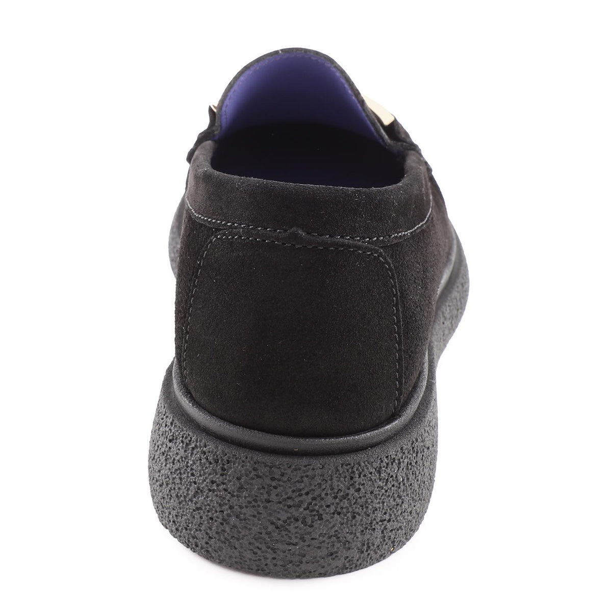 Black Suede Leather Loafer
