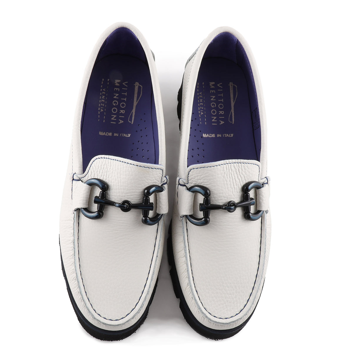White Leather Loafer