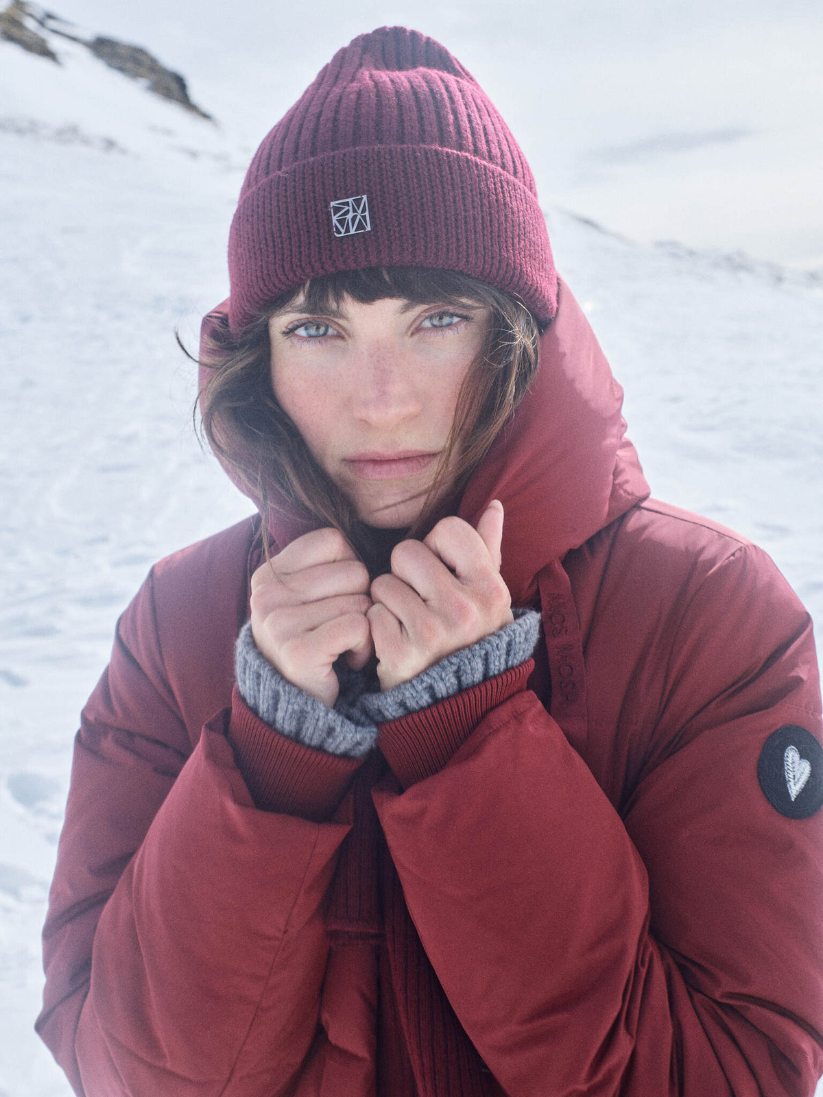 Tova Wool Hat Cabernet