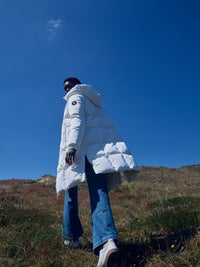 Nova Square Down Coat Off White