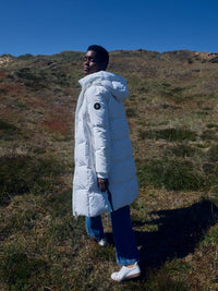 Nova Square Down Coat Off White