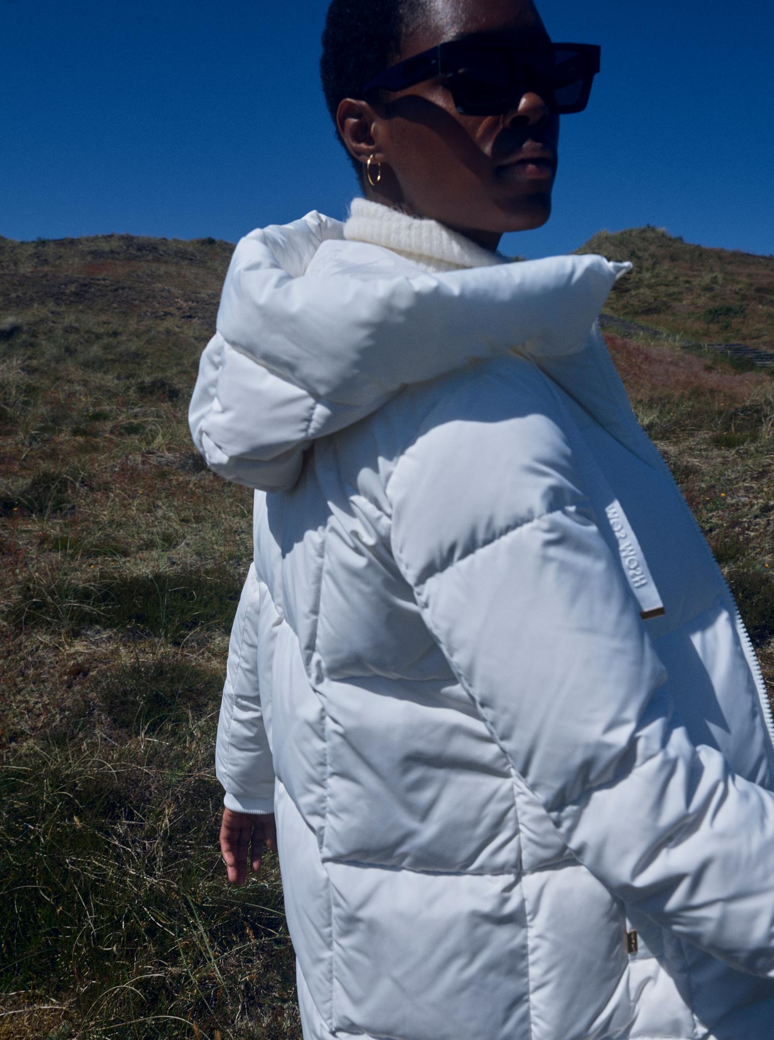 Nova Square Down Coat Off White The Shoe Gallery