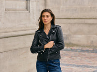 Frances Biker Jacket Black