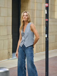 Elene Caia Vest Sharkskin