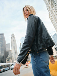 Frances Biker Jacket Black
