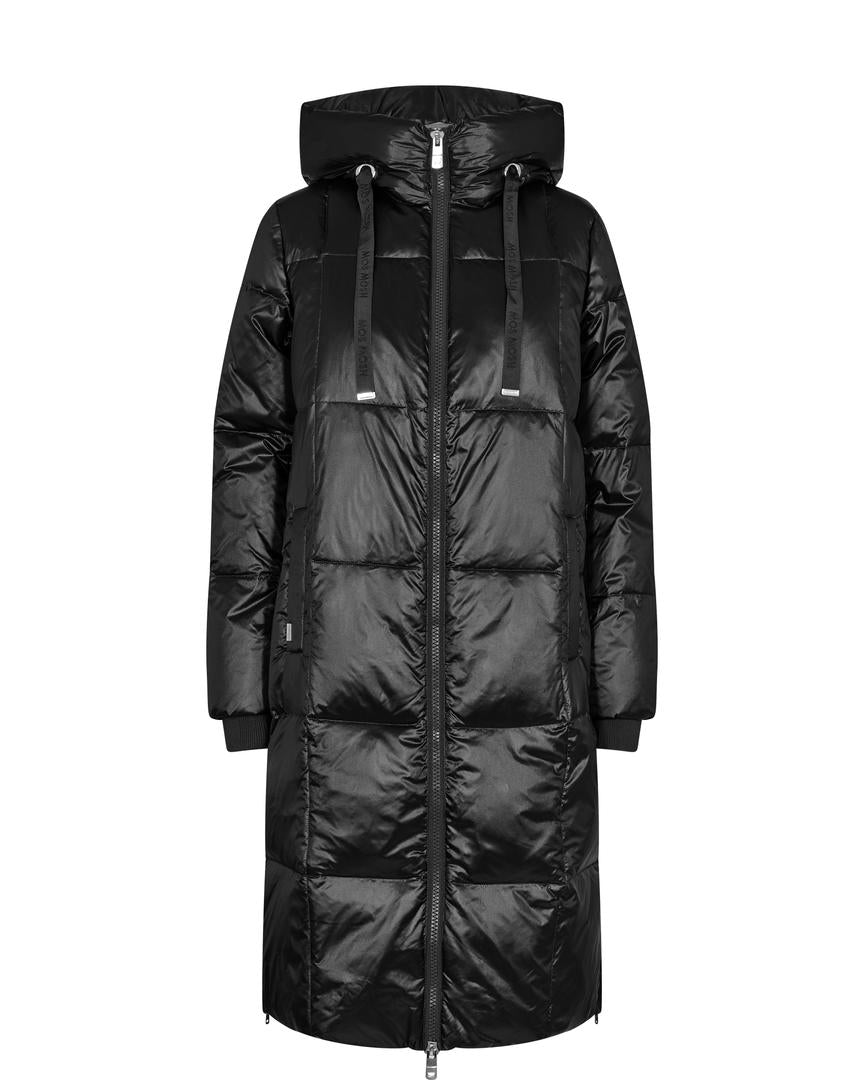 Nova Metallic Down Coat Black