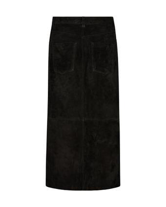 Mella Suede Skirt Black