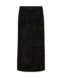 Mella Suede Skirt Black