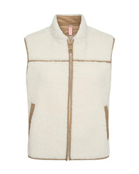 Rowe Teddy Waistcoat Ecru