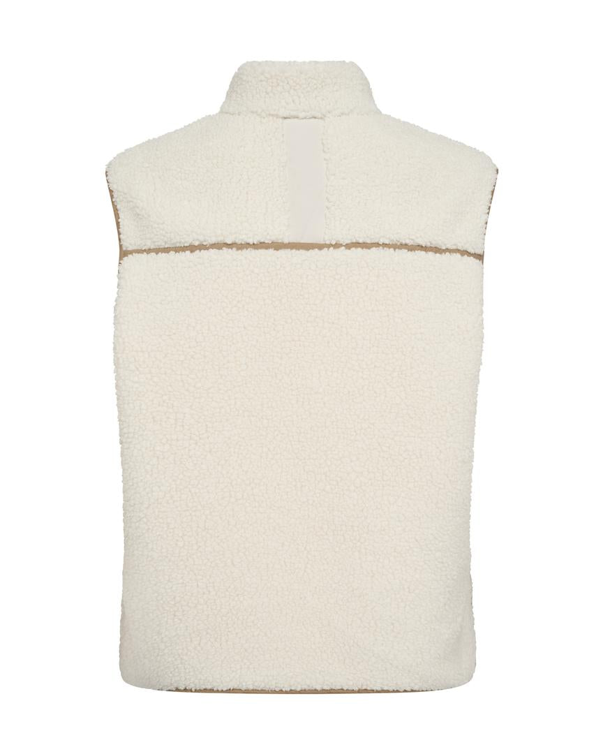 Rowe Teddy Waistcoat Ecru