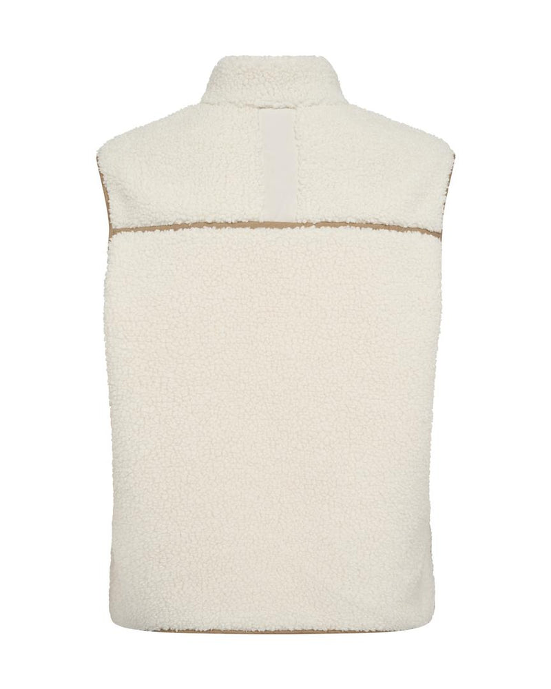 Rowe Teddy Waistcoat Ecru