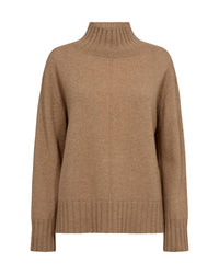 Aima Cashmere Highneck Knit Tannin