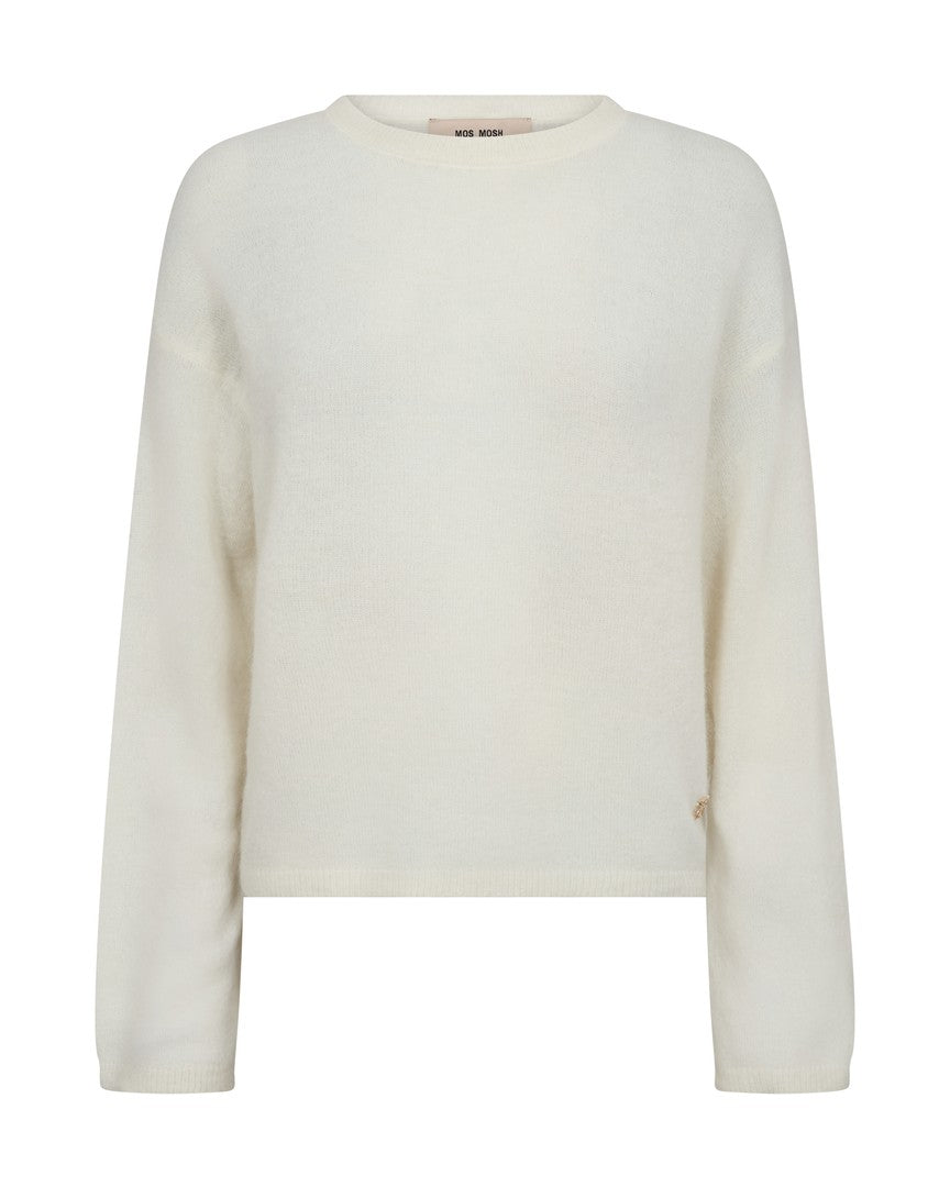 Mape O-Neck Knit Ecru