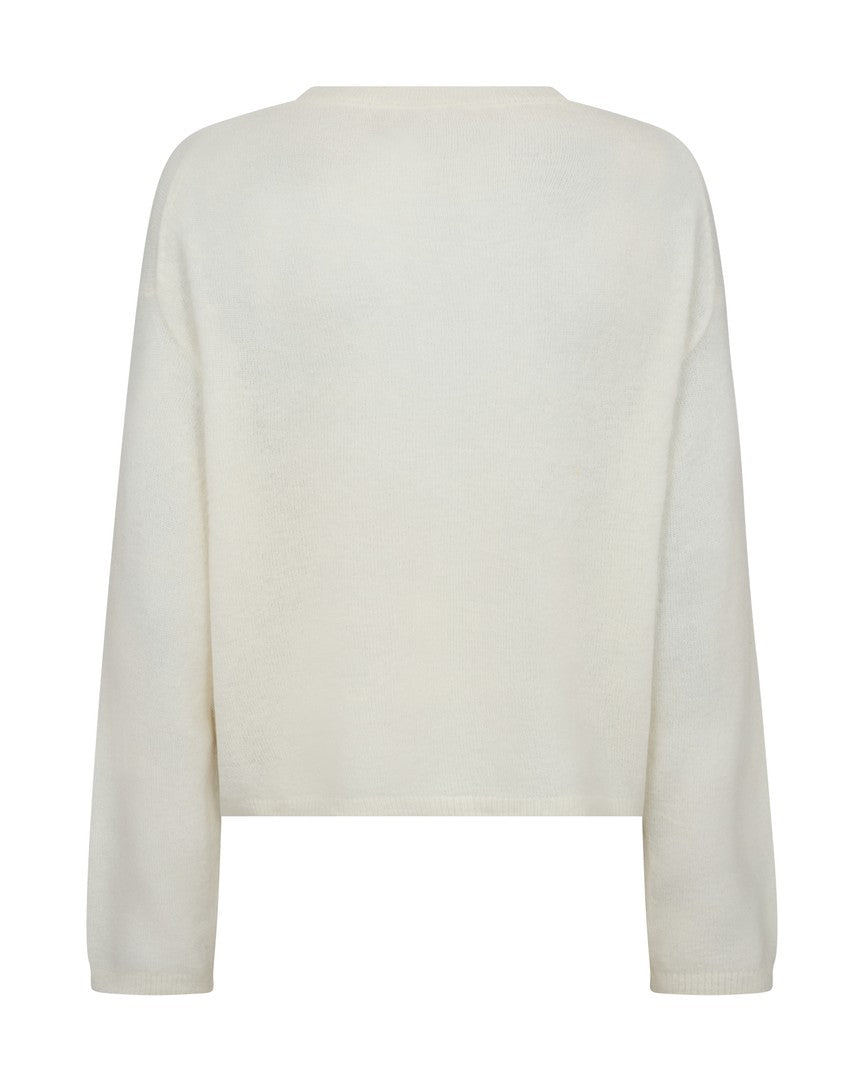 Mape O-Neck Knit Ecru