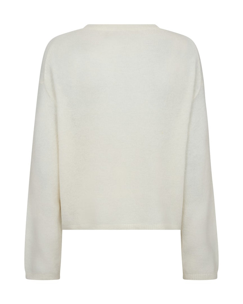 Mape O-Neck Knit Ecru