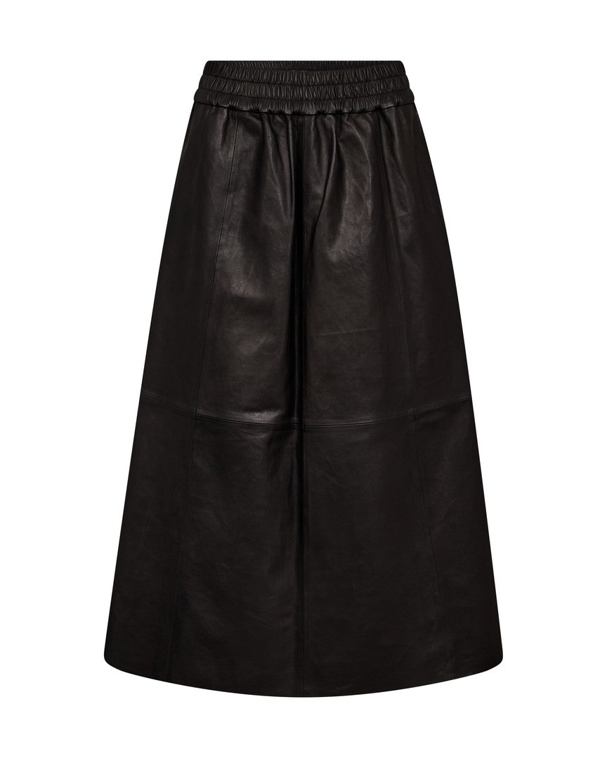Deena Leather Skirt