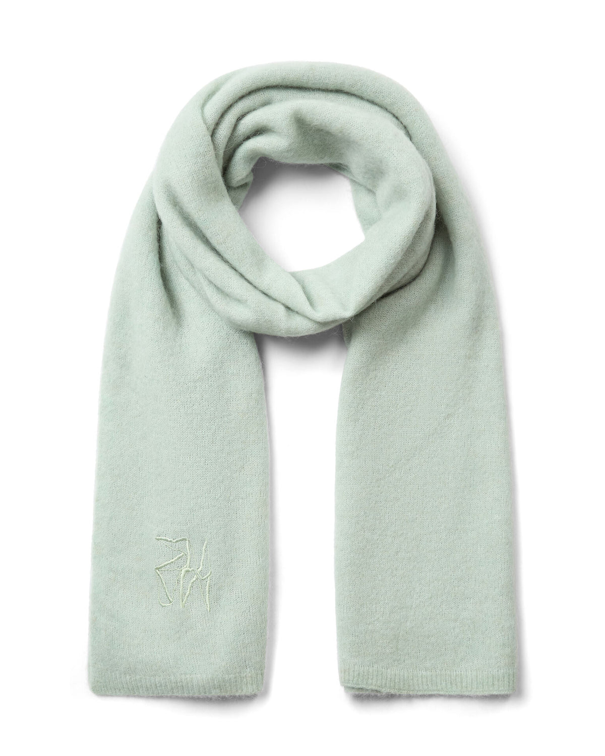 Mape Knit Scarf Frosty Green