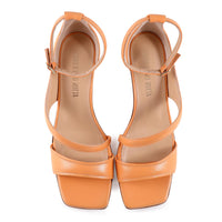 Alba Melon Leather Sandal