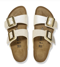 Sydney Cushion Buckle Sandal Graceful Pearl White