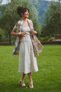 Boho Garden Ecru Scarf