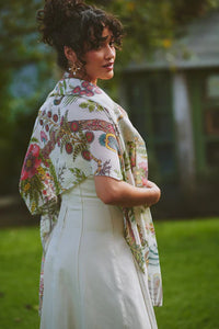 Boho Garden Ecru Scarf