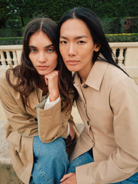 Indrani Trenchcoat Sesame