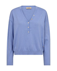 Chani Placket Knit Hydrangea