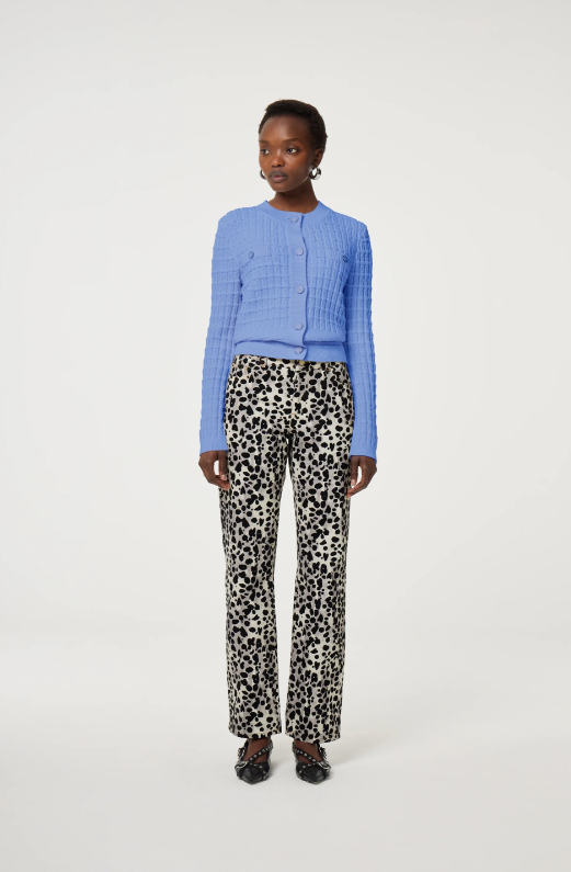 Chin Cardigan French Blue