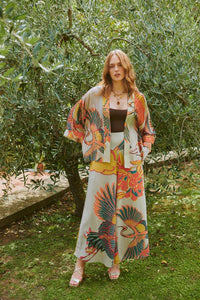 Crane Stone Kimono