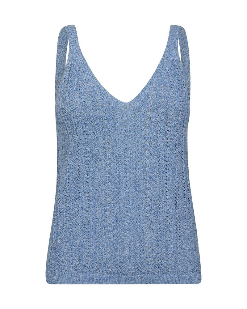 Cressida Melange Knit Top Regatta