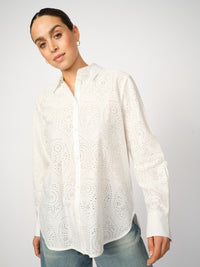 Elinda Sina Lace Blouse Ecru