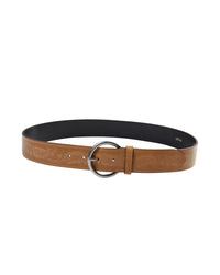 Embossed Suede Waist Belt