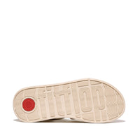 F Mode Leather Flatform Fisherman Sandals Gold