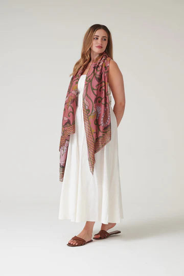 Giant Kantha Dusk Scarf
