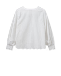 Yen Anglaise Blouse White