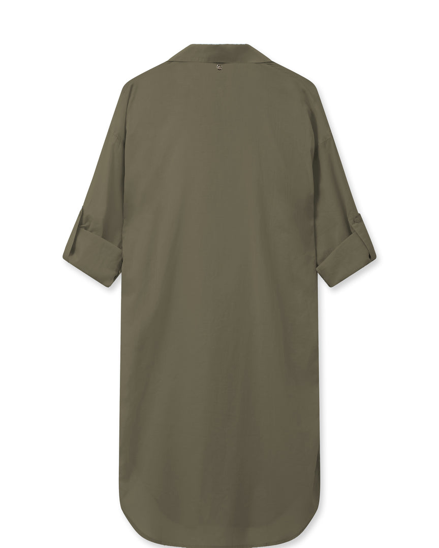 Jelena Voile Dress Dusty Olive