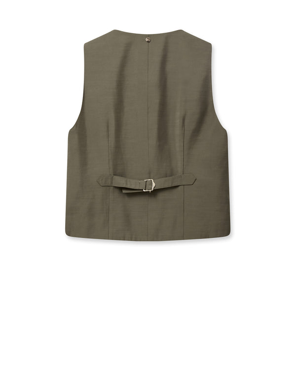 Lua Edena Vest Dusty Olive