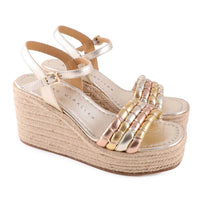 Haria Leather Wedge Sandal