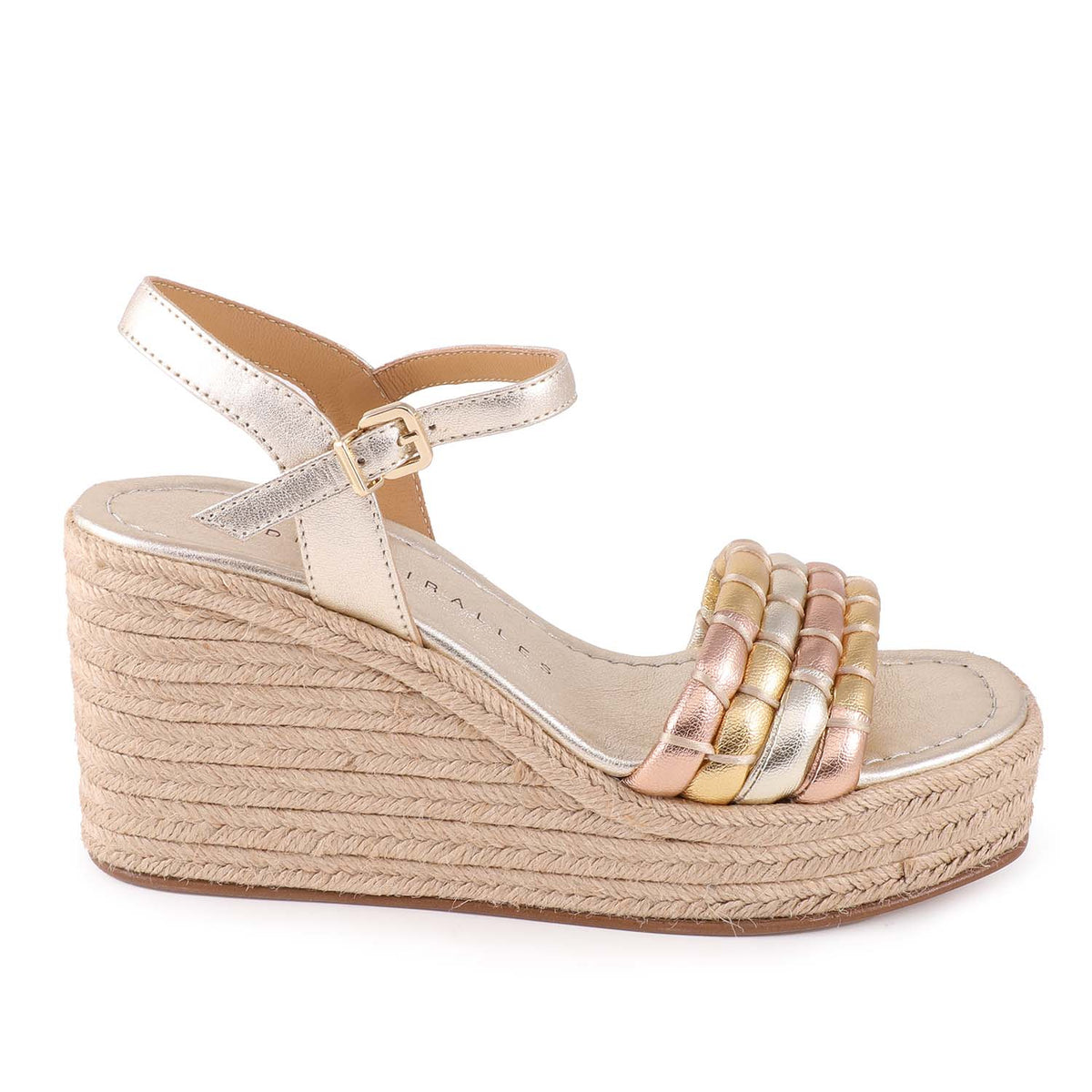 Haria Leather Wedge Sandal