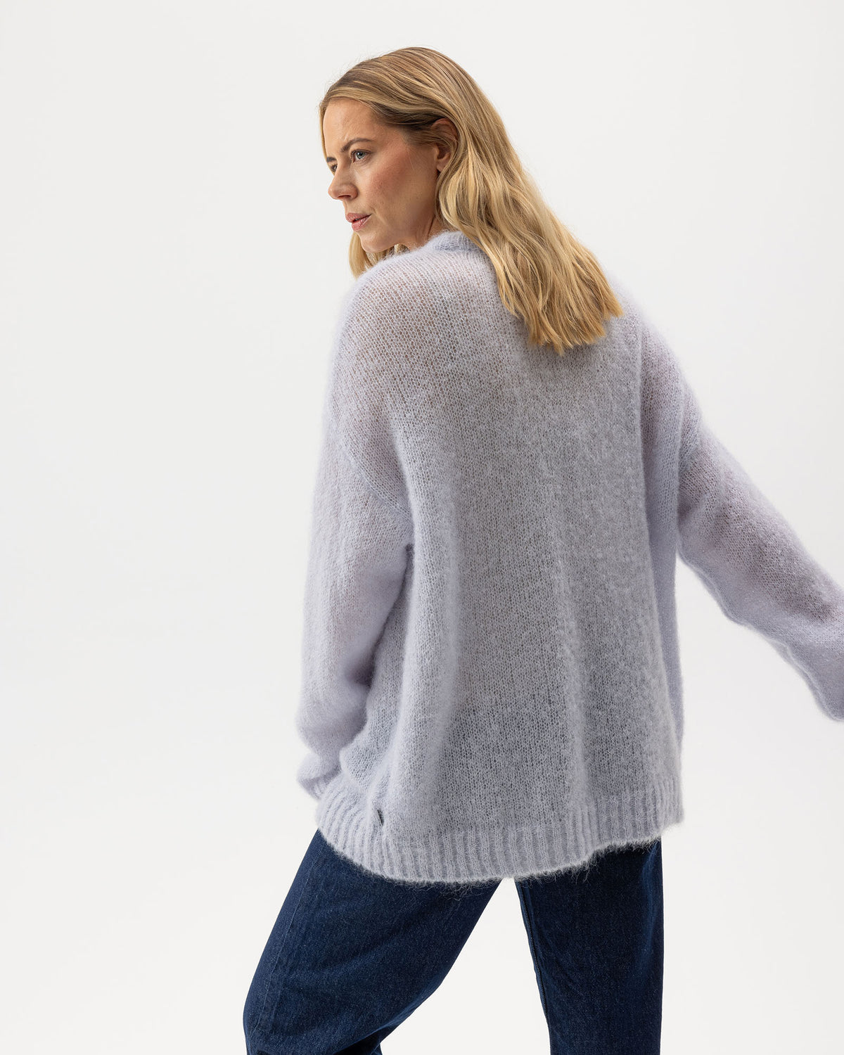 Joline Oversized Sweater Pale Grey