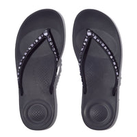 Iqushion Multi-crystal Ergonomic Flip-Flops Midnight Navy